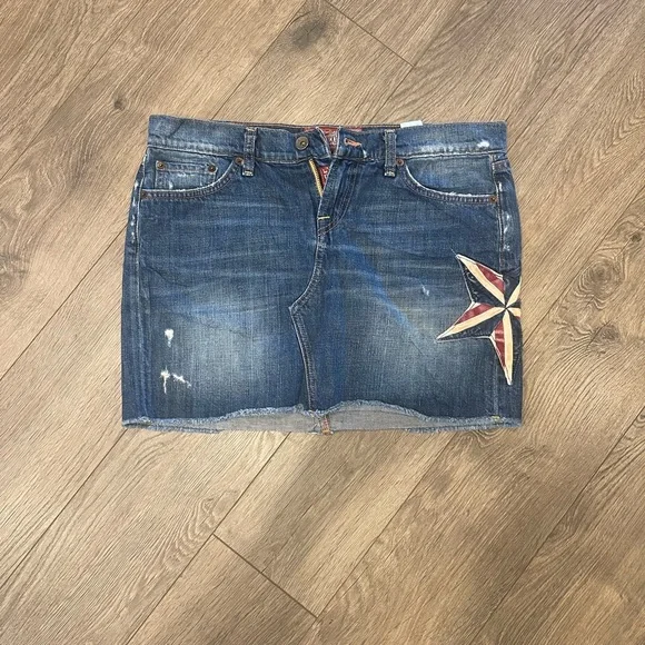 HOST PICK ⭐️ Lucky Brand Denim Skirt with Star Detail - Picture 2 of 6